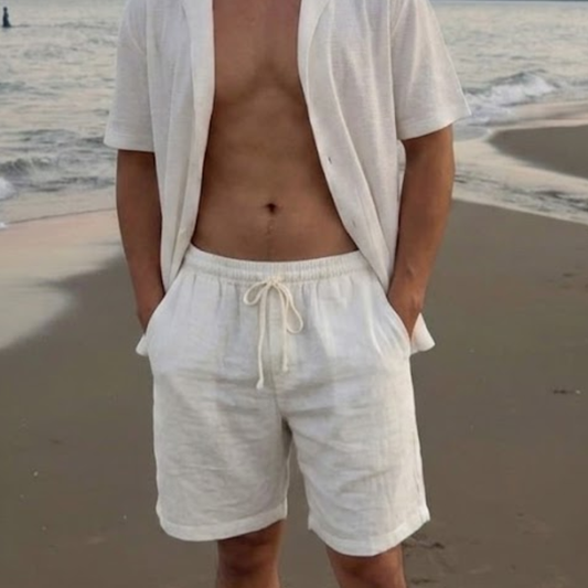 Amalfi Premium Leinenshorts