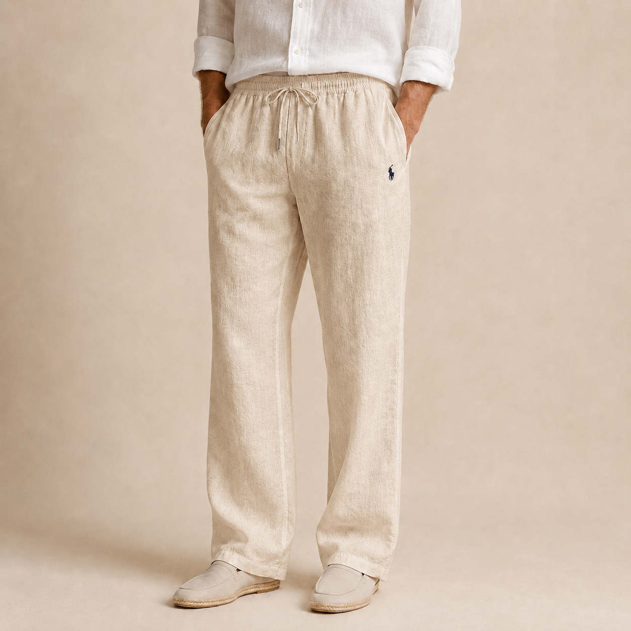 Capri Classic Linen Trousers