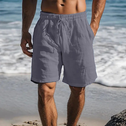 Amalfi Premium Linen Drawstring Shorts