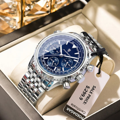 Monaco Chronograph Stainless Steel Watch