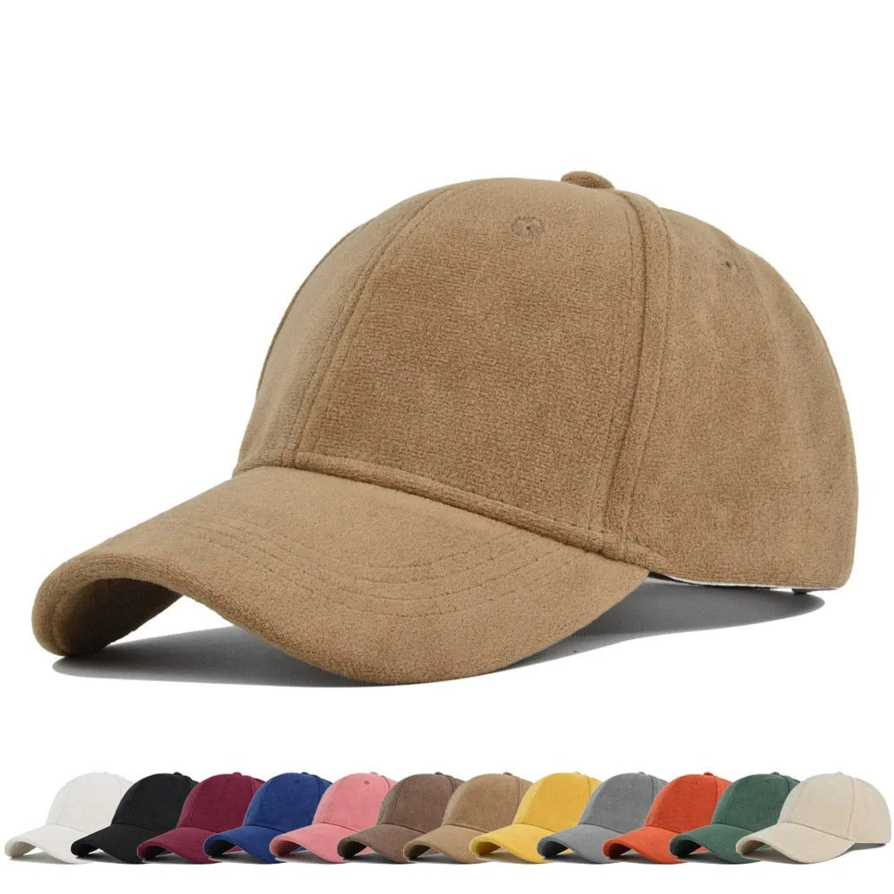 Siena Retro Suede Baseball Cap