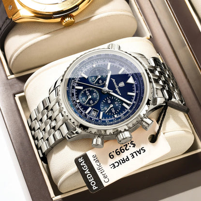 Monaco Chronograph Stainless Steel Watch