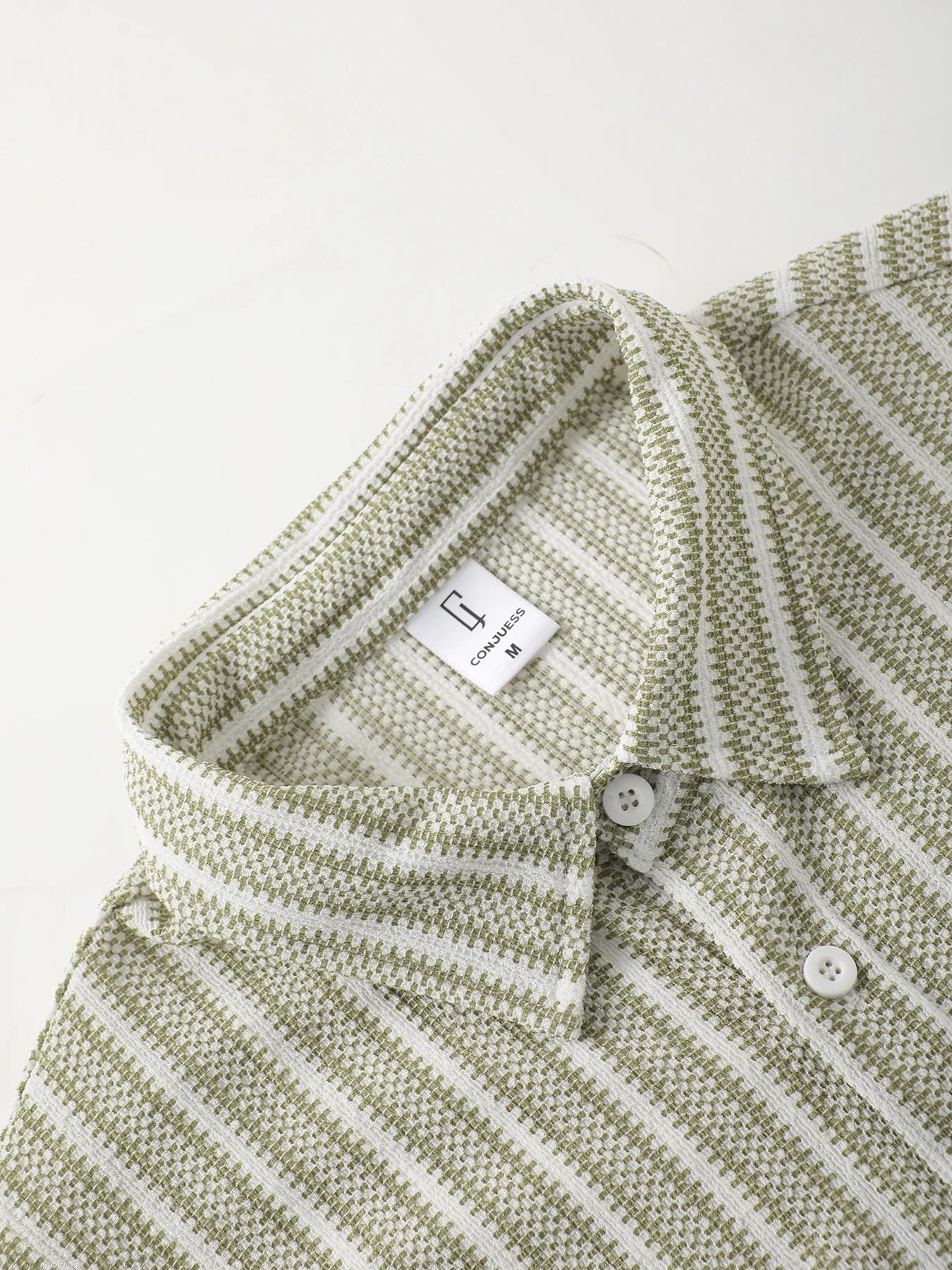 Theo Vertical Striped Shirt & Shorts Co-Ord Set