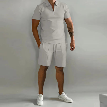 Oliver Minimalist Quarter-Zip & Shorts Co-Ord Set