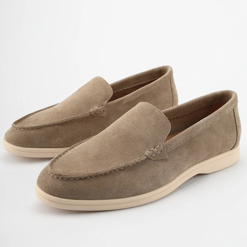 Men suede leather moccasins