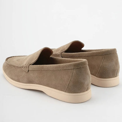 Men suede leather moccasins