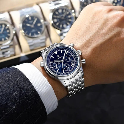 Monaco Chronograph Stainless Steel Watch