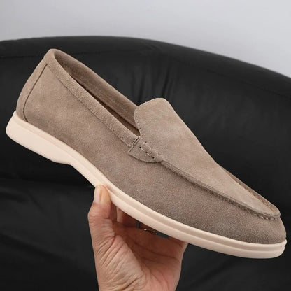 Men suede leather moccasins