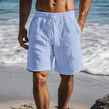 Amalfi Premium Linen Drawstring Shorts